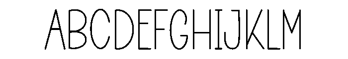 Before Rainbow Font UPPERCASE