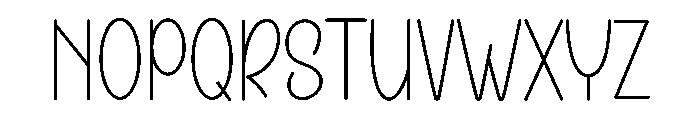 Before Rainbow Font UPPERCASE