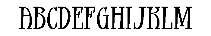 Begad Font UPPERCASE