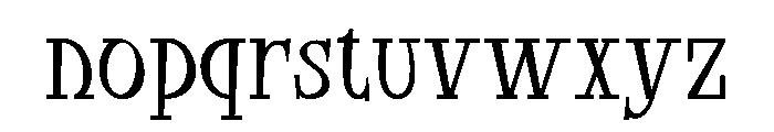 Begad Font LOWERCASE