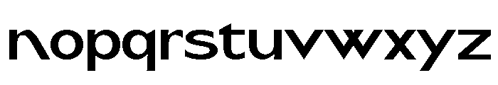 Begav Font LOWERCASE
