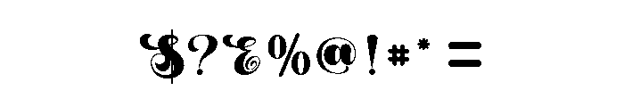 Beghan-Regular Font OTHER CHARS
