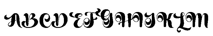 Beghan-Regular Font UPPERCASE