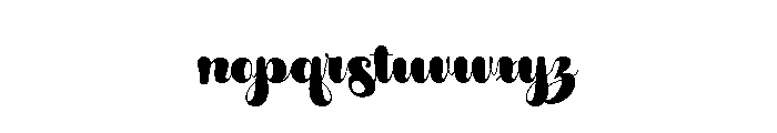 Beghan-Regular Font LOWERCASE