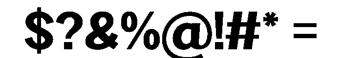 Begin Release Font OTHER CHARS