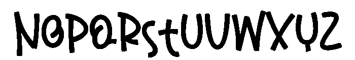 Beginds Font UPPERCASE