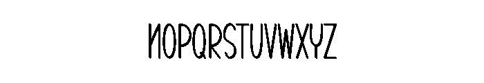 Behind Splace Font UPPERCASE
