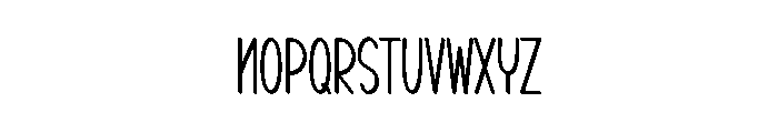 Behind Splace Font LOWERCASE