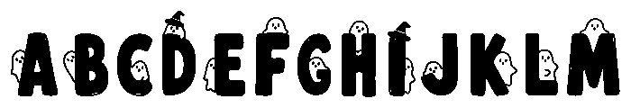 Behind the ghost FONT