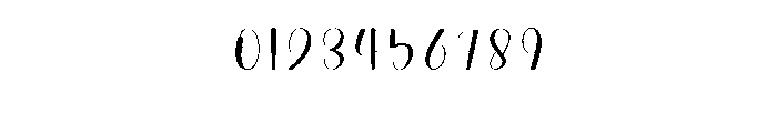 Behinding Font OTHER CHARS