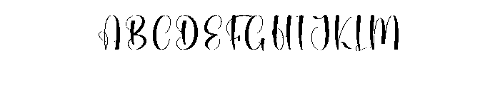 Behinding Font UPPERCASE