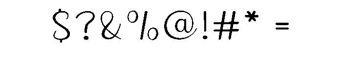 Behumble Font OTHER CHARS