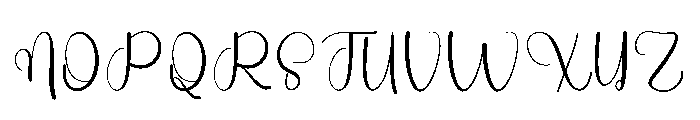Behumble Font UPPERCASE