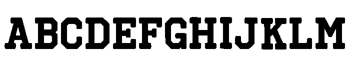Beige College Regular Font UPPERCASE