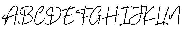 Being Another Font UPPERCASE