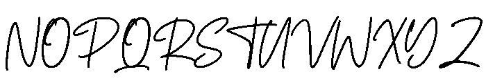 Being Another Font UPPERCASE