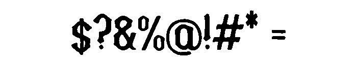 Being Font OTHER CHARS