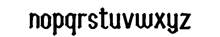 Being Font LOWERCASE