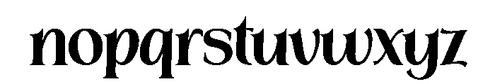 Beinora Font LOWERCASE