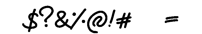 Bekaruna Font OTHER CHARS