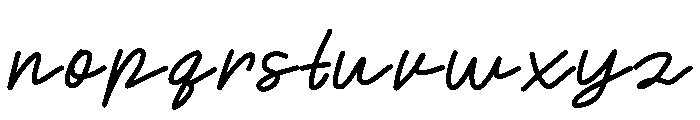 Bekaruna Font LOWERCASE