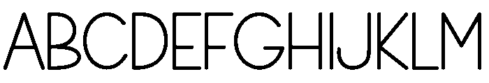 Bekind Sans Font UPPERCASE
