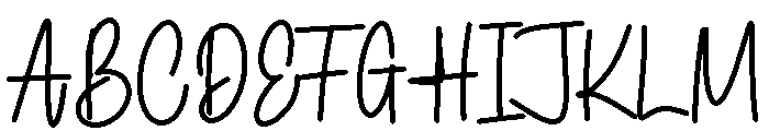 Belafia Font UPPERCASE