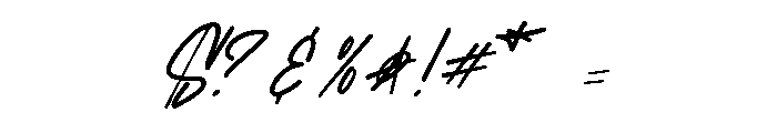 Belagu-Regular Font OTHER CHARS