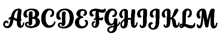 Belahgio Font UPPERCASE