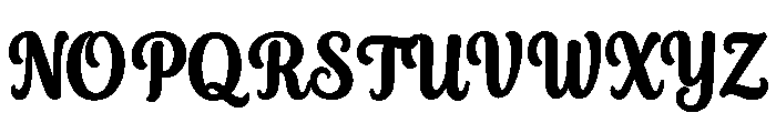 Belahgio Font UPPERCASE