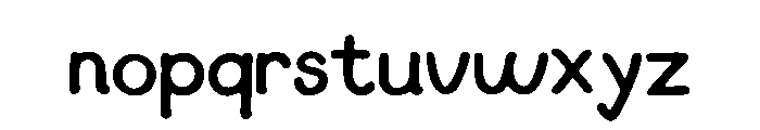 Belair Font LOWERCASE