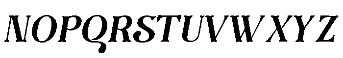 Belami Italic Font UPPERCASE