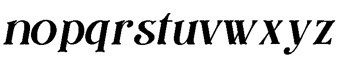 Belami Italic Font LOWERCASE
