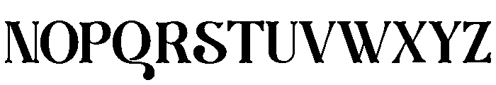 Belami Regular Font UPPERCASE