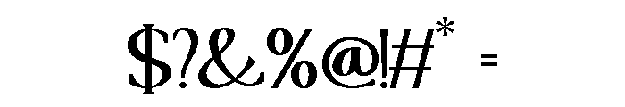 Belaneno-Regular Font OTHER CHARS