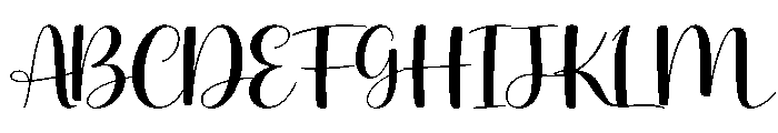 Belaria Font UPPERCASE