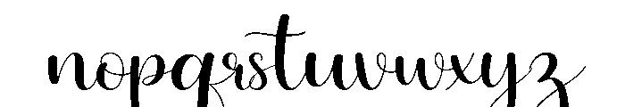 Belaria Font LOWERCASE