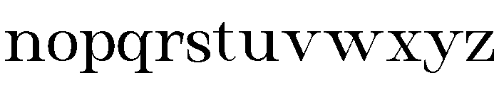 Belaroque Regular Font LOWERCASE