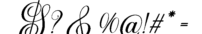 BelastiaCalligraphy-Regular Font OTHER CHARS