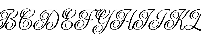BelastiaCalligraphy-Regular Font UPPERCASE
