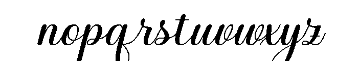 BelastiaCalligraphy-Regular Font LOWERCASE