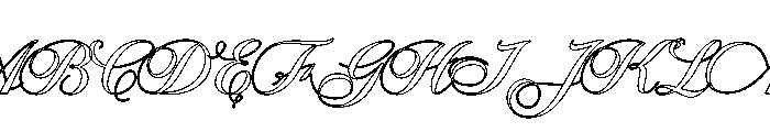 BelavenirScript Font UPPERCASE