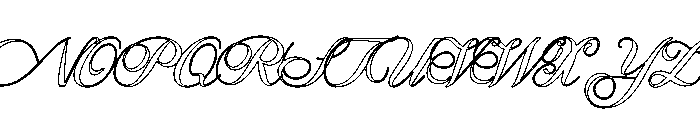 BelavenirScript Font UPPERCASE