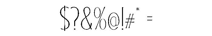 Belaware Font OTHER CHARS