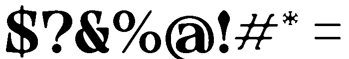 Belcino Regular Font OTHER CHARS