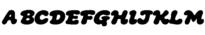 Beldivo Rezo Regular Font UPPERCASE