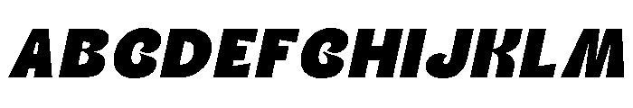 Belfras Italic Font UPPERCASE