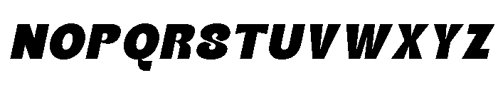 Belfras Italic Font UPPERCASE
