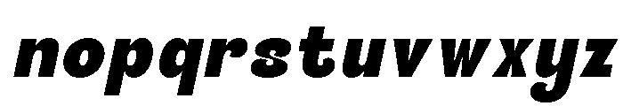 Belfras Italic Font LOWERCASE