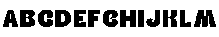 Belfras Regular Font UPPERCASE